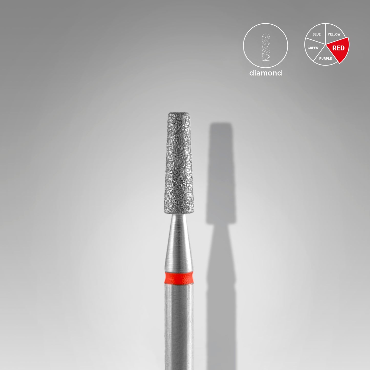 Fraise Diamantée STALEKS PRO EXPERT Cône Tronqué Rouge 2,5 mm FA70R025/8