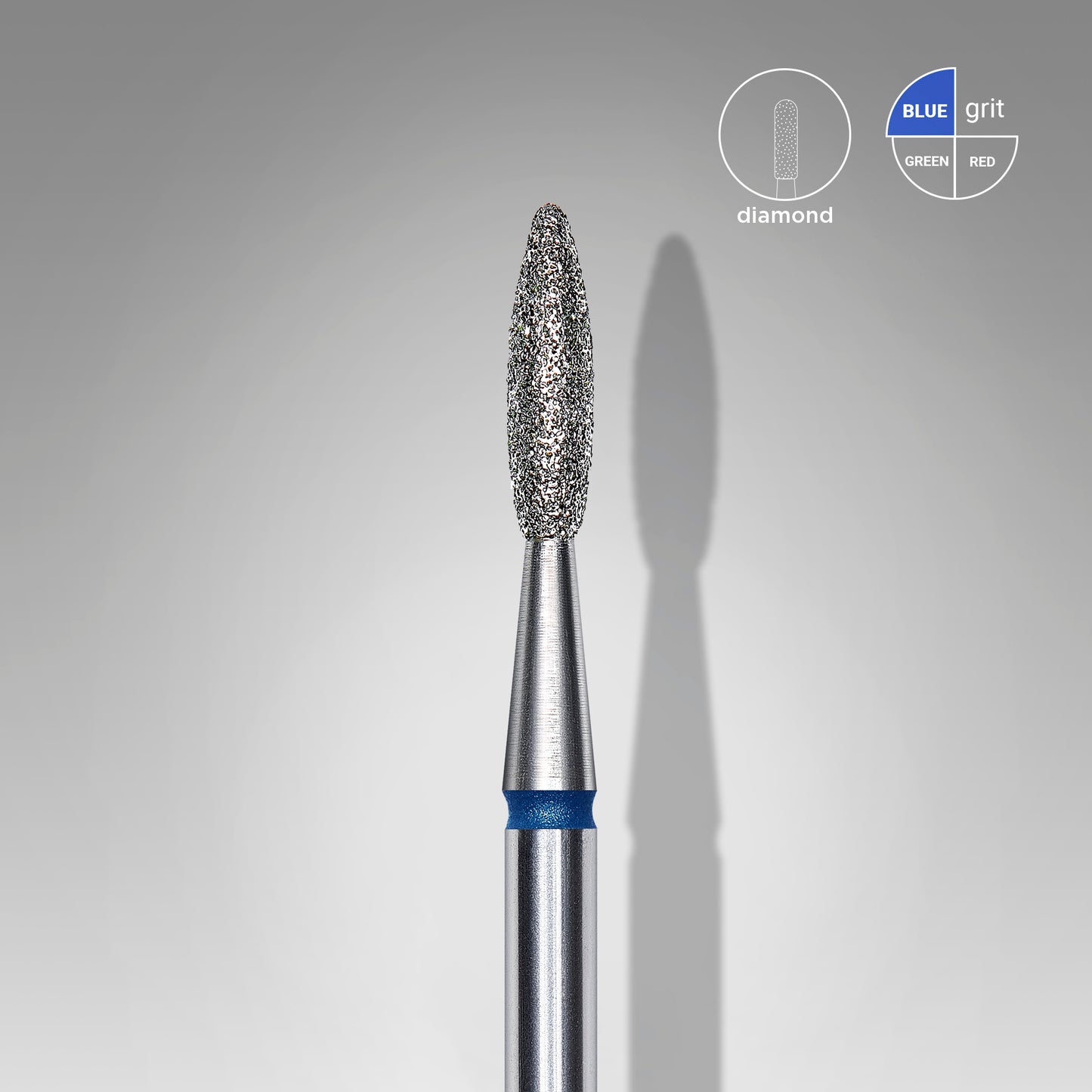 Fraise diamant STALEKS PRO EXPERT flamme bleue 2,1 mm FA10B021/8