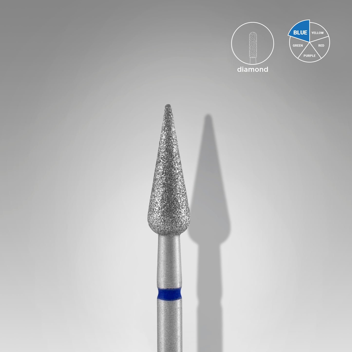 Fraise Diamantée STALEKS PRO EXPERT Poire Pointue Bleue 4 mm FA100B040/12