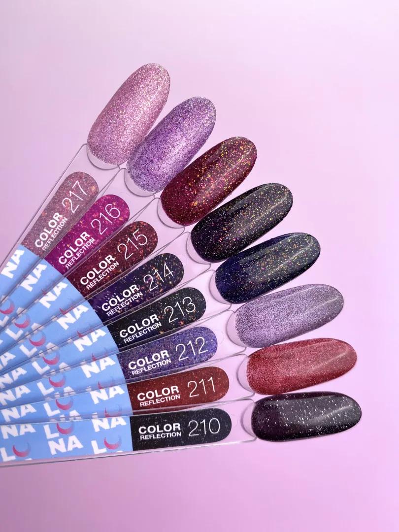 Vernis semi-permanent LUNAmoon réfléchissant color 215 TPO FREE
