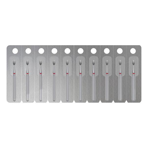 Fraise Diamantée STALEKS EXPERT Olive Rouge 2,5 mm FA130R025/5