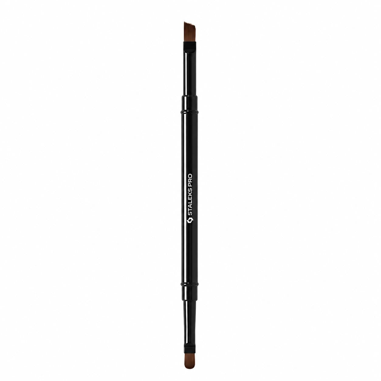 Pinceau double embout STALEKS PRO EXPERT Gel 7 mm & Gel biseauté 9 mm NBE-04/09