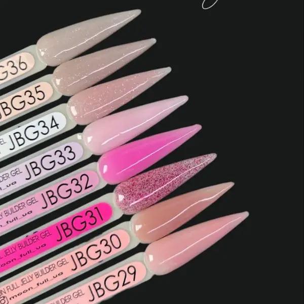 Gel Jelly Builder Gel JBG 32 Moon Full pour extension d’ongles – sans TPO ni HEMA