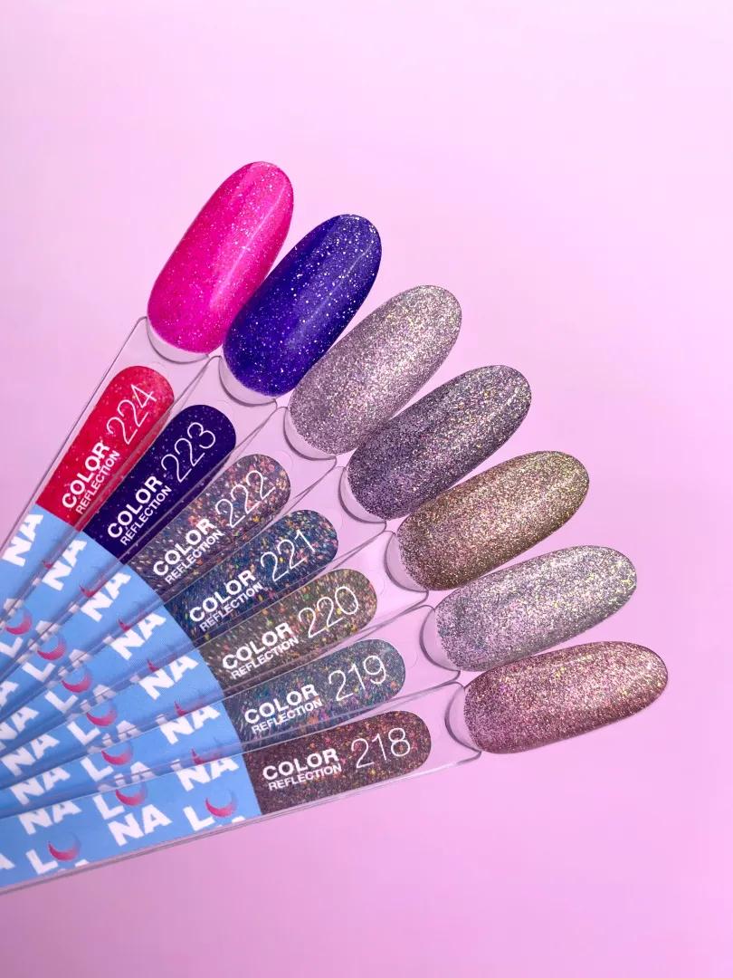 Vernis semi-permanent LUNAmoon réfléchissant color 224 TPO FREE
