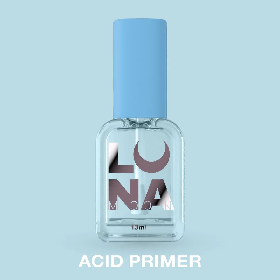 Lunamoon Acid Primer 13ml for professional nail preparation
