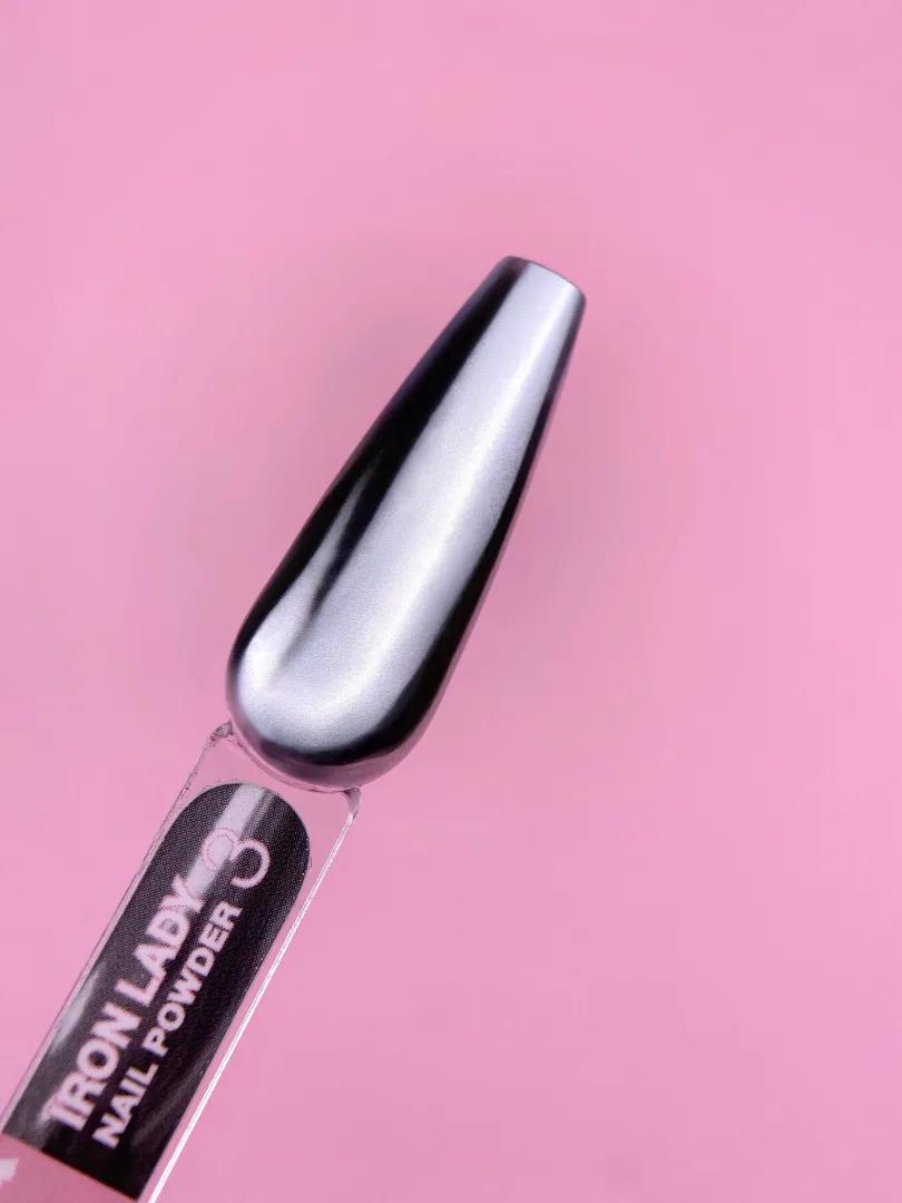 Kit de poudres effet miroir pour ongles LUNAmoon Iron Lady – 6 pièces