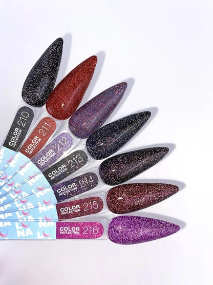 Vernis semi-permanent LUNAmoon réfléchissant color 213 TPO FREE