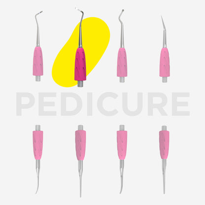 Embout curette pédicure droite STALEKS PRO COMBO UNIQ 32 WPPQ-32