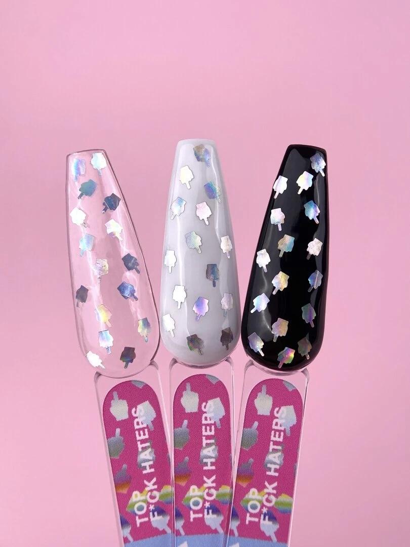 Top pour vernis gel LUNAmoon Top F*ck Haters 13 ml