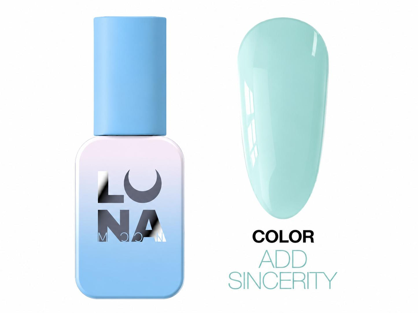 LUNAmoon ADD SINCERITY Color vernis semi-permanent turquoise TPO FREE