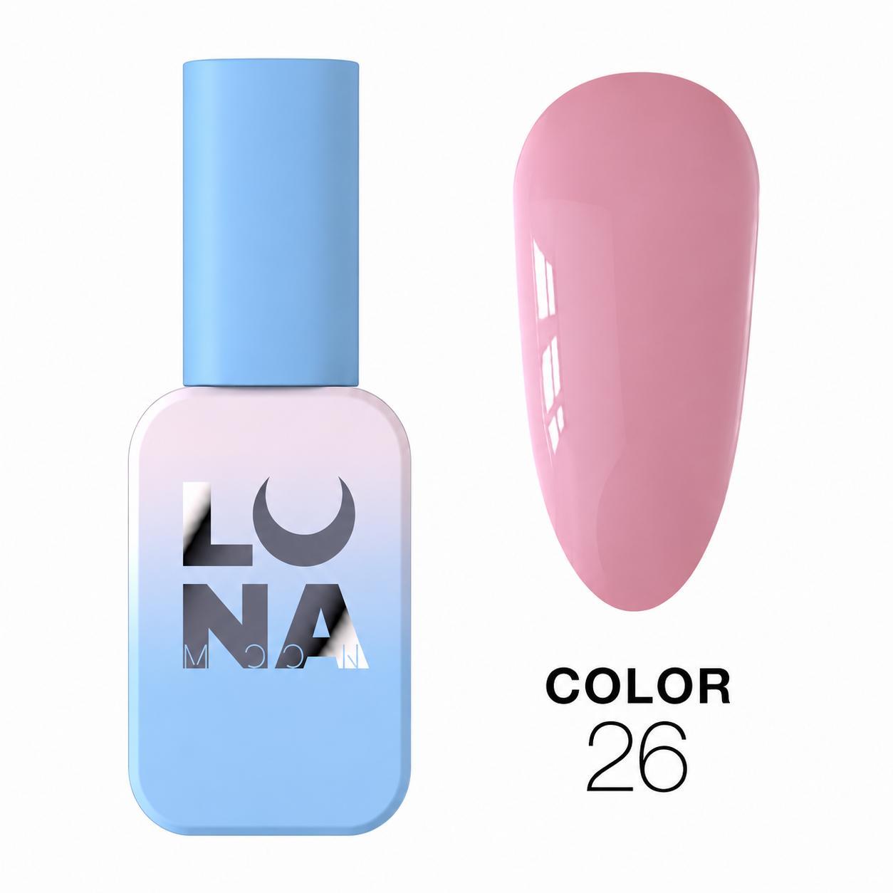 LUNAmoon Color №26 vernis semi-permanent hautement pigmenté TPO FREE