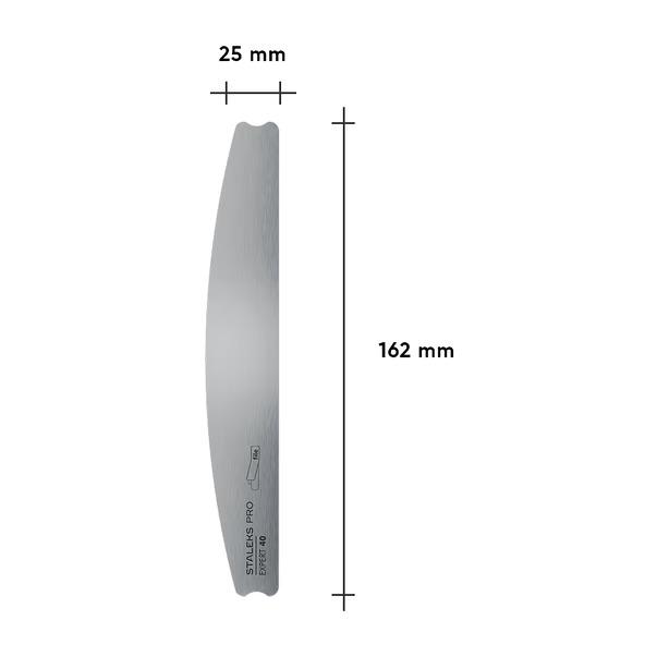 Base métallique demi-lune STALEKS PRO EXPERT 40 MBE-40 pour limes jetables