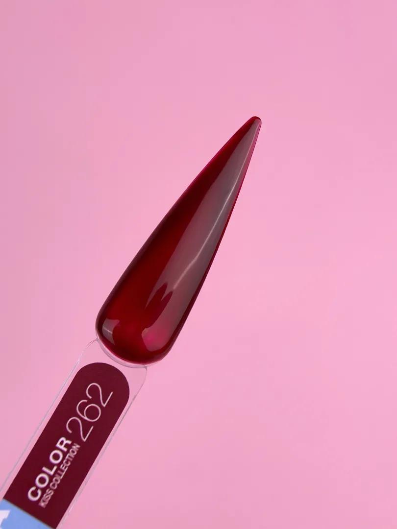 Vernis semi-permanent Color Kiss №262 effet vitrail translucide TPO FREE