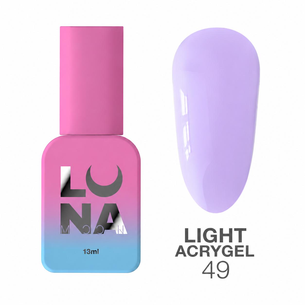 LUNAmoon Light Acrygel Nº49 Acrygel Liquide Renforcement Ongles