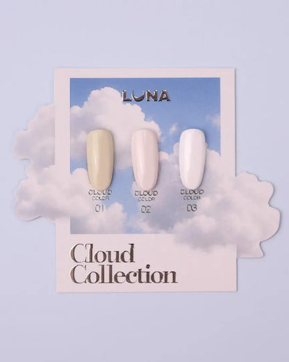 LUNAmoon Cloud Collection Color 03 vernis semi-permanent blanc TPO FREE