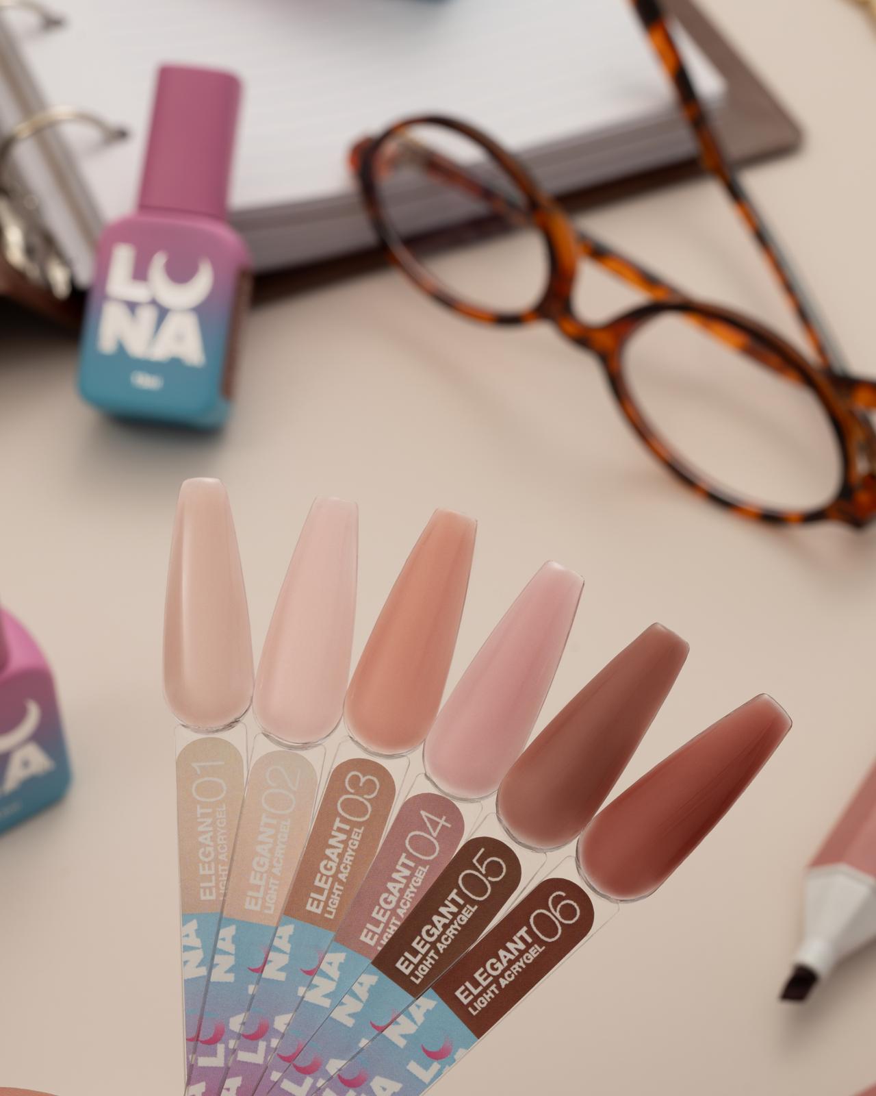 LUNAmoon Elegant Light Acrygel nr03 Acrygel Liquide Nude TPO FREE