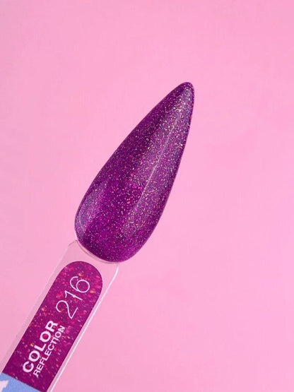 Vernis semi-permanent LUNAmoon réfléchissant color 216 TPO FREE