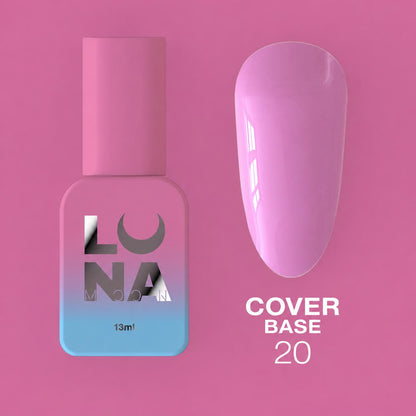 LUNAmoon Cover Base 20 Base Camouflage pour Ongles