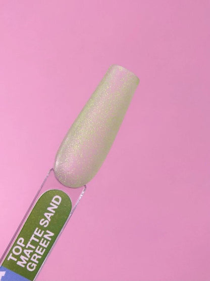 Top mat sans couche collante LUNAmoon Top Matte Sand Green 13 ml