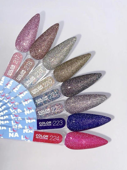 Vernis semi-permanent LUNAmoon  réfléchissant color 220 TPO FREE