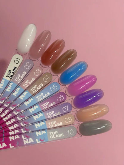 LUNAmoon Top Glass N°06 Top Coat Coloré Sans Résidu 13 ml