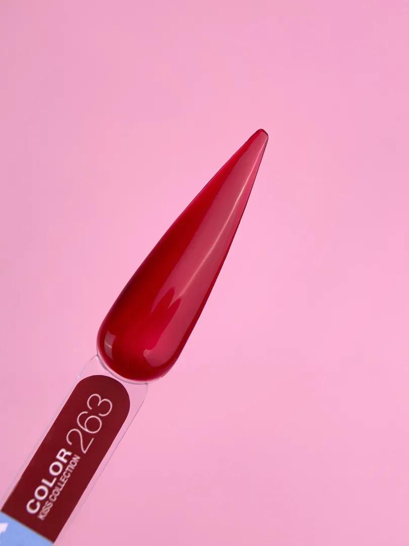 Vernis semi-permanent Color Kiss №263 effet vitrail translucide TPO FREE