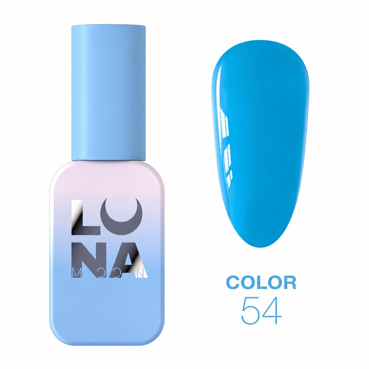 LUNAmoon Color №54 vernis semi-permanent hautement pigmenté TPO FREE