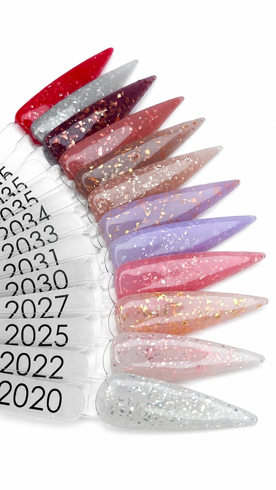 Moon Full Rubber Base Silena N°2020 Base Rubber Colorée avec Feuilles Métallisées