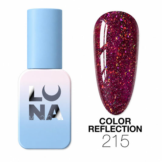 Vernis semi-permanent LUNAmoon réfléchissant color 215 TPO FREE