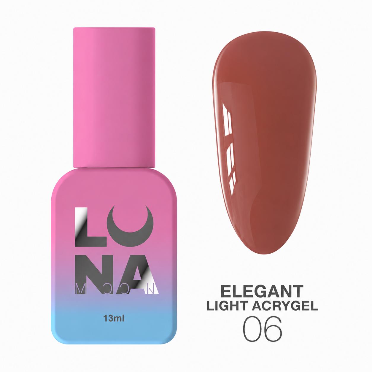 LUNAmoon Elegant Light Acrygel nr06 Acrygel Liquide Nude TPO FREE