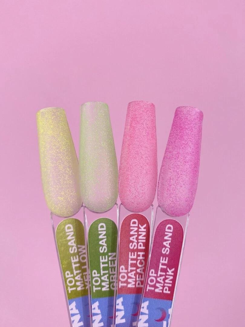 Top mat sans couche collante LUNAmoon Top Matte Sand Green 13 ml
