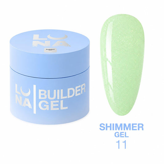 LUNAmoon Shimmer Gel №11 Gel de Construction Scintillant
