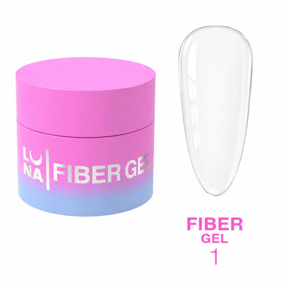 LUNAmoon Fiber Gel №1 Gel de Réparation des Fissures