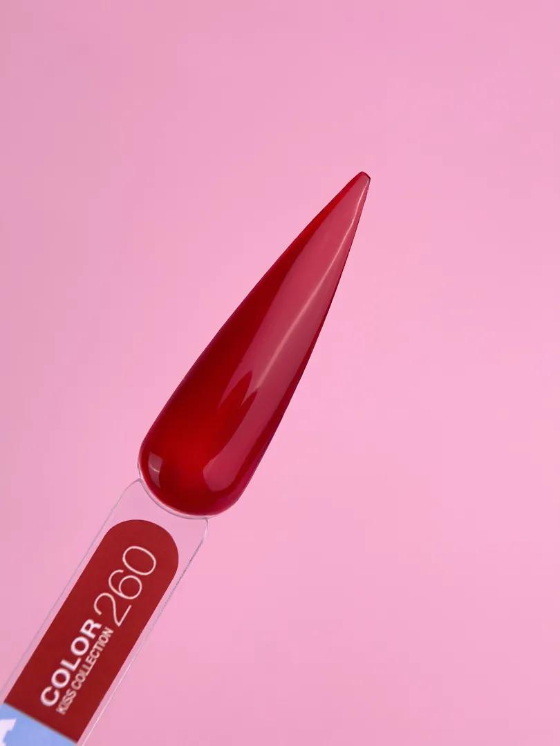 Vernis semi-permanent Color Kiss №260 effet vitrail translucide TPO FREE