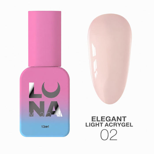LUNAmoon Elegant Light Acrygel nr02 Acrygel Liquide Nude TPO FREE