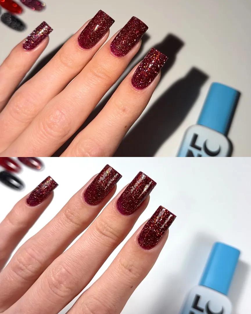 Vernis semi-permanent LUNAmoon réfléchissant color 215 TPO FREE