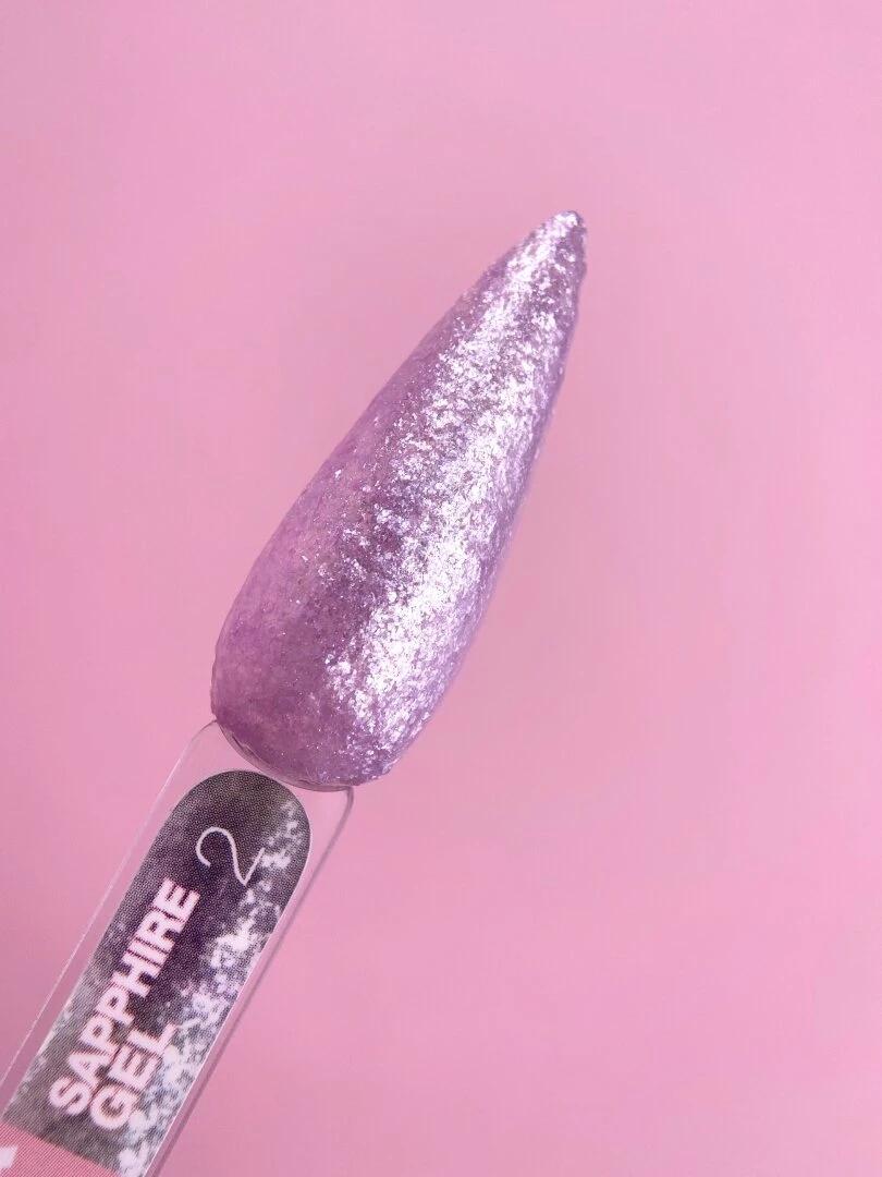 LUNAmoon Sapphire Gel №2 Gel-Pâte Pailleté 5 ml