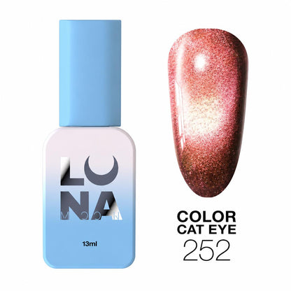 Vernis semi-permanent Cat Eye Color №252 effet œil de chat vitrail TPO FREE