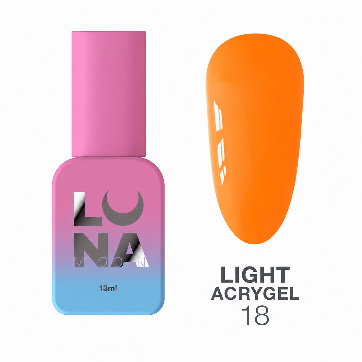 LUNAmoon Light Acrygel Nº18 Acrygel Liquide Renforcement Ongles