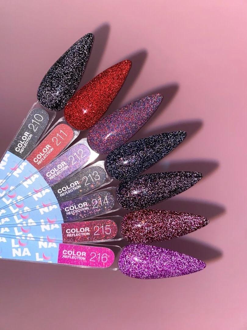 Vernis semi-permanent LUNAmoon réfléchissant color 211 TPO FREE