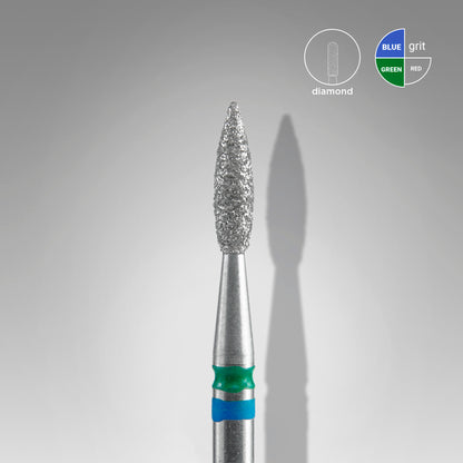 Fraise diamant STALEKS PRO EXPERT DUO flamme pointue 2,1 mm FA11BG021/8
