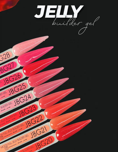 Gel Jelly Builder Gel JBG 25 Moon Full pour extension d’ongles – sans TPO ni HEMA