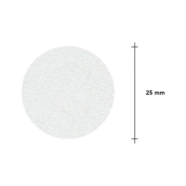 Limes blanches jetables sur couche de mousse douce pour disque de pédicure PODODISC L EXPERT 240 grit (50 pcs)