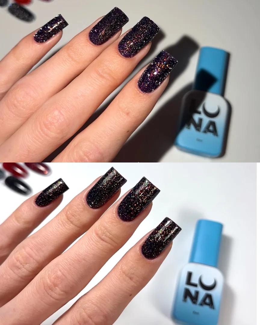 Vernis semi-permanent LUNAmoon réfléchissant color 214 TPO FREE