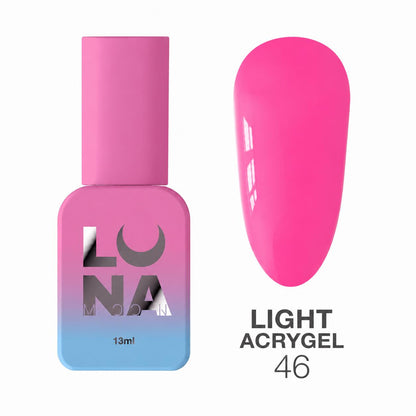LUNAmoon Light Acrygel Nº46 Acrygel Liquide Renforcement Ongles