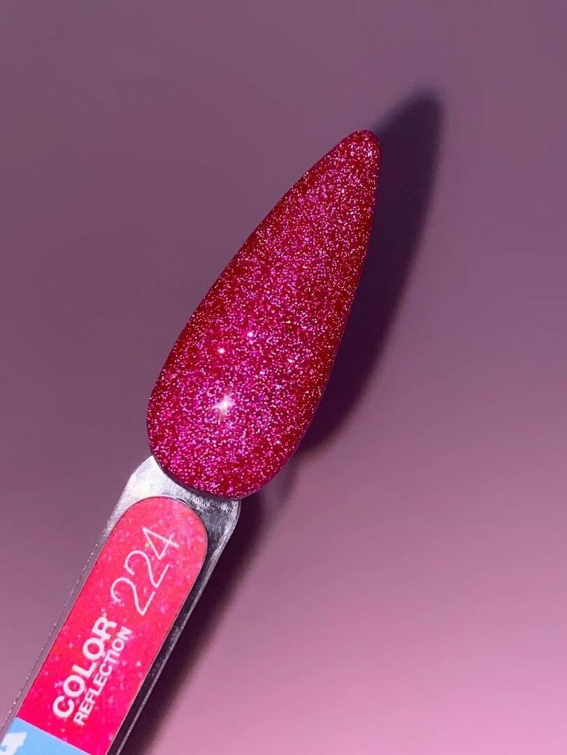 Vernis semi-permanent LUNAmoon réfléchissant color 224 TPO FREE