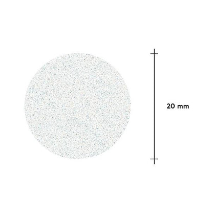 Limes blanches jetables sur couche de mousse douce pour disque de pédicure PODODISC M EXPERT 100 grit (50 pcs)