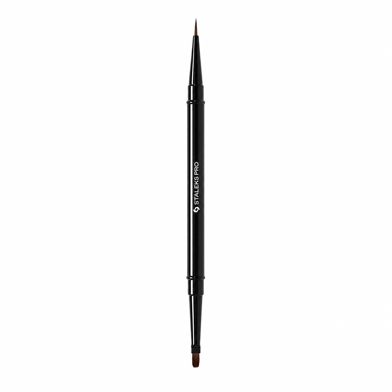 Pinceau double embout STALEKS PRO EXPERT Gel 7 mm & Liner 7 mm NBE-01/04