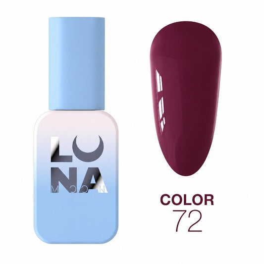 LUNAmoon Color №72 vernis semi-permanent hautement pigmenté TPO FREE