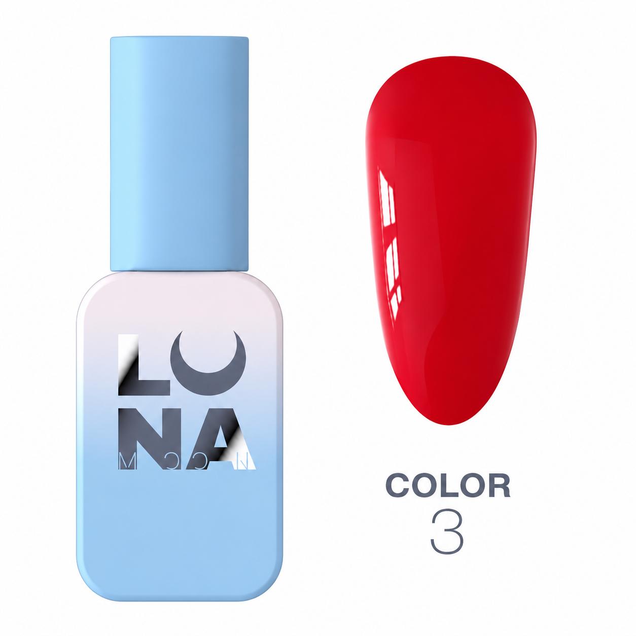 LUNAmoon Color №03 vernis semi-permanent hautement pigmenté TPO FREE